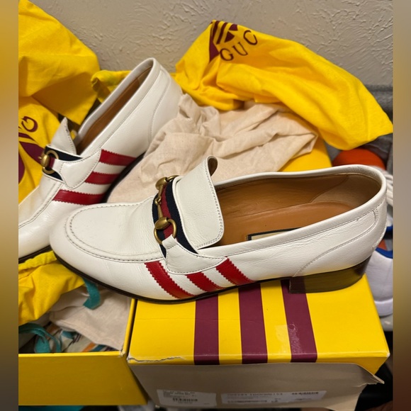 Gucci x Adidas Quentin  Loafers 9 1/2 - Picture 5 of 7